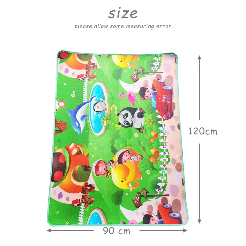 Large Baby Play Mat 120x90 cm – EPE Crawling Mat for Babies & Toddlers