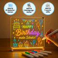LED Drawing Board (including 7 light pens and 25 drawing stencils)