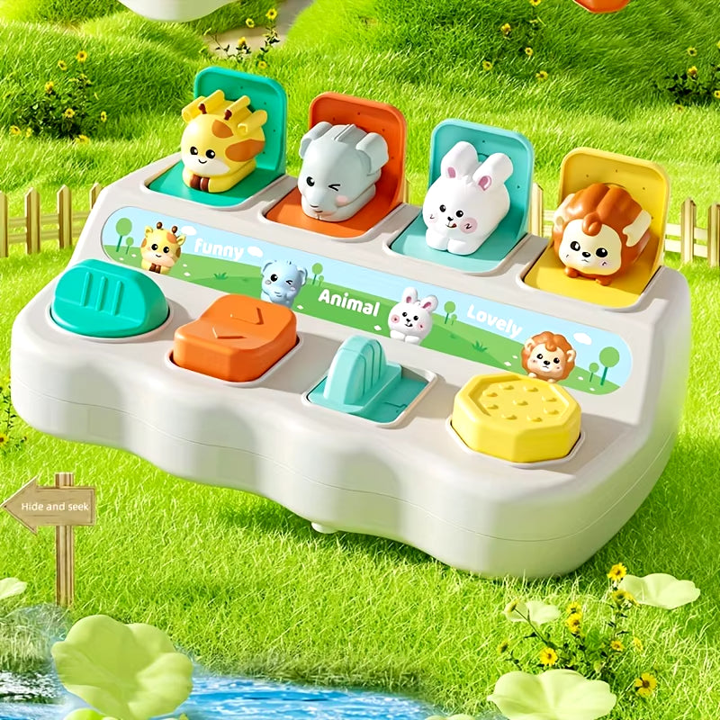 Montessori Pop-Up Animal Toy