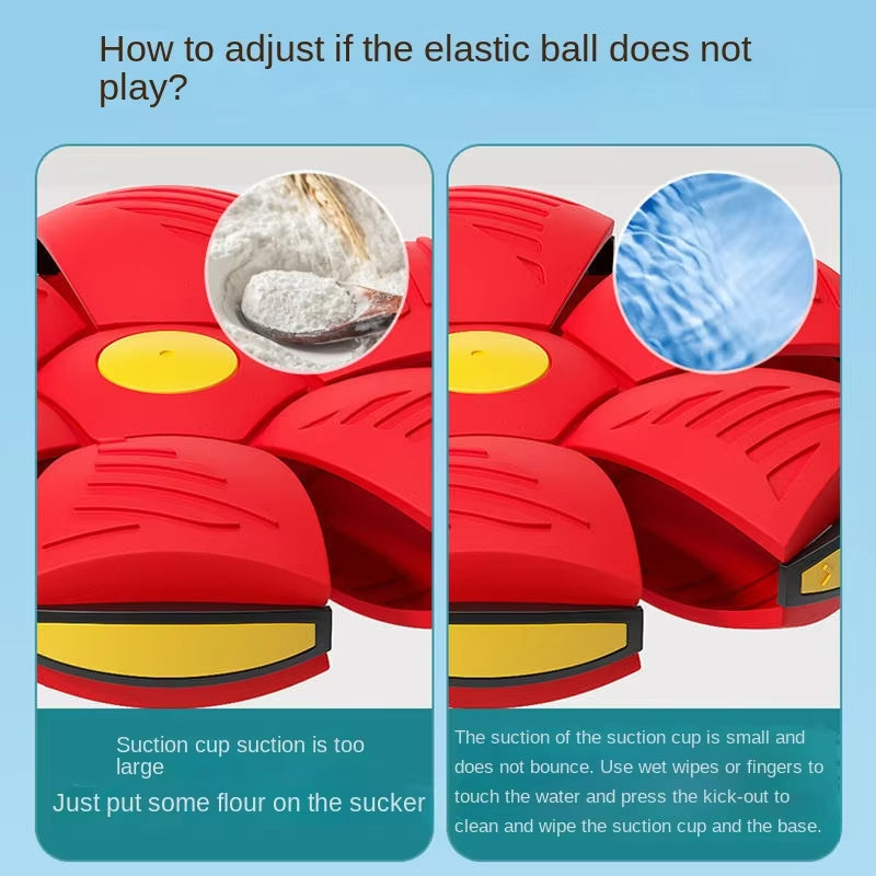 Flying Saucer Ball – Magical Throwing Toy for Children & Pets