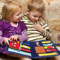 Montessori Busy Board – Learning Toy with Buckles