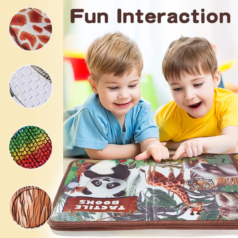 Cognitive & Tactile Training Book – Early Learning Toy for Kids to Touch and Explore